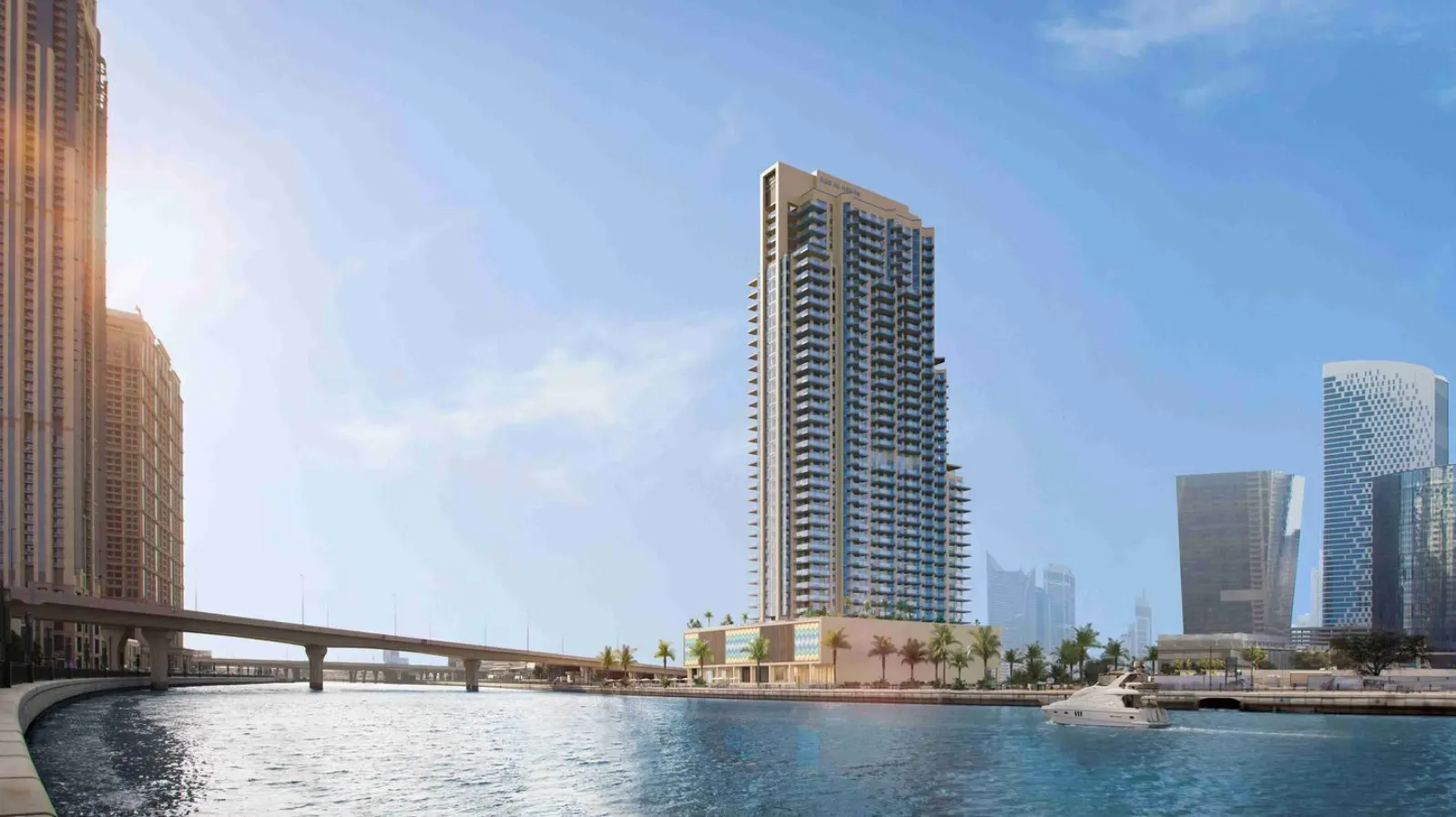 2-Bettzimmer Exklusiver Neubau am Business Bay in Dubai