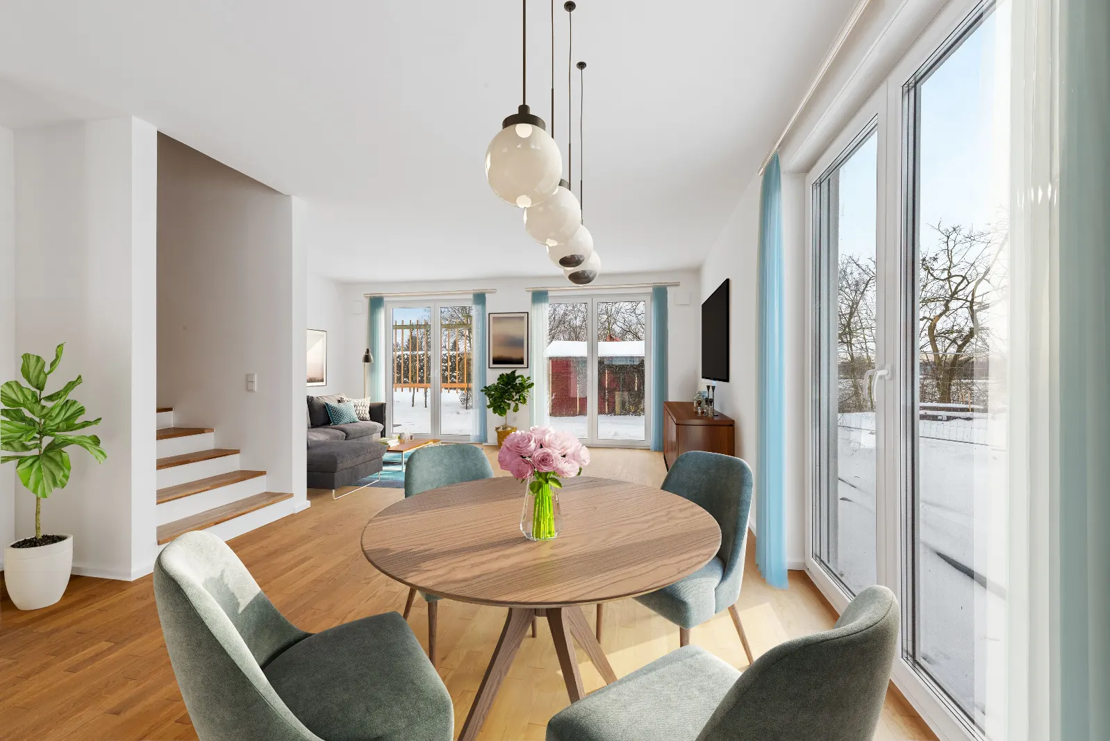 Neubauprojekt – 8 Doppelhaushälften mit Grundstück schlüsselfertig – Bild 5