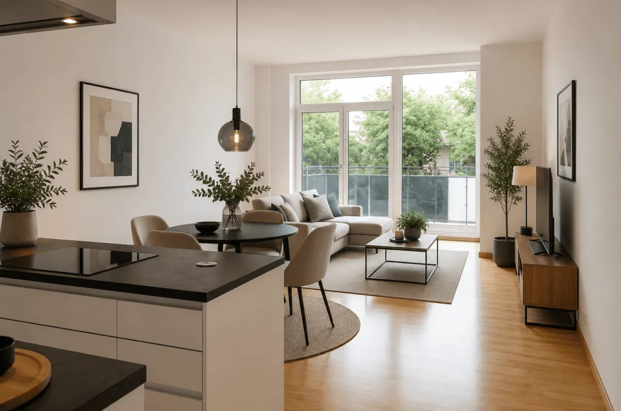 Neubau! Bezugsfrei & sonnig: Moderne 2-Zimmer-Wohnung mit großzügigem Balkon – Bild 5