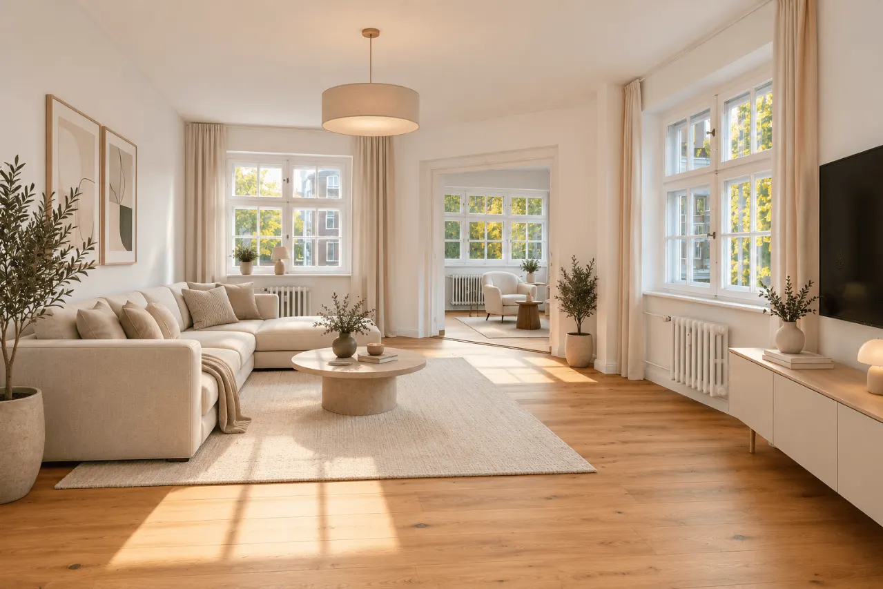 Historischer Charme trifft moderne Wohnqualität – 4-Zimmer-Wohnung in Lichterfelde – Bild 3