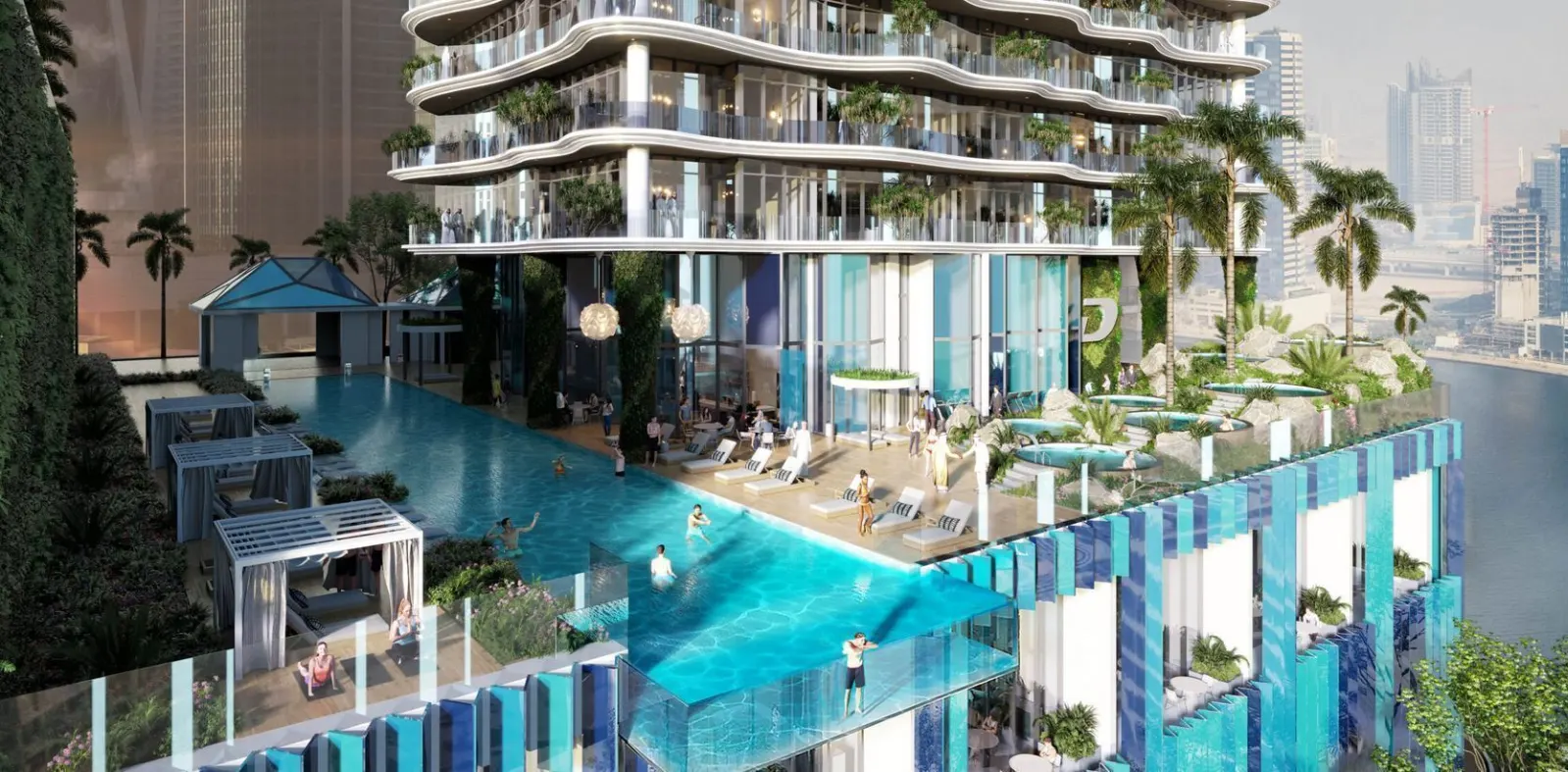 Chic Tower hochwertige & luxuriöse Neubauwohnungen mit 1-2 Schlafzimmern in Dubai