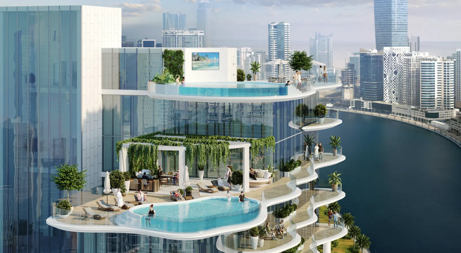 Chic Tower hochwertige & luxuriöse Neubauwohnungen mit 1-2 Schlafzimmern in Dubai