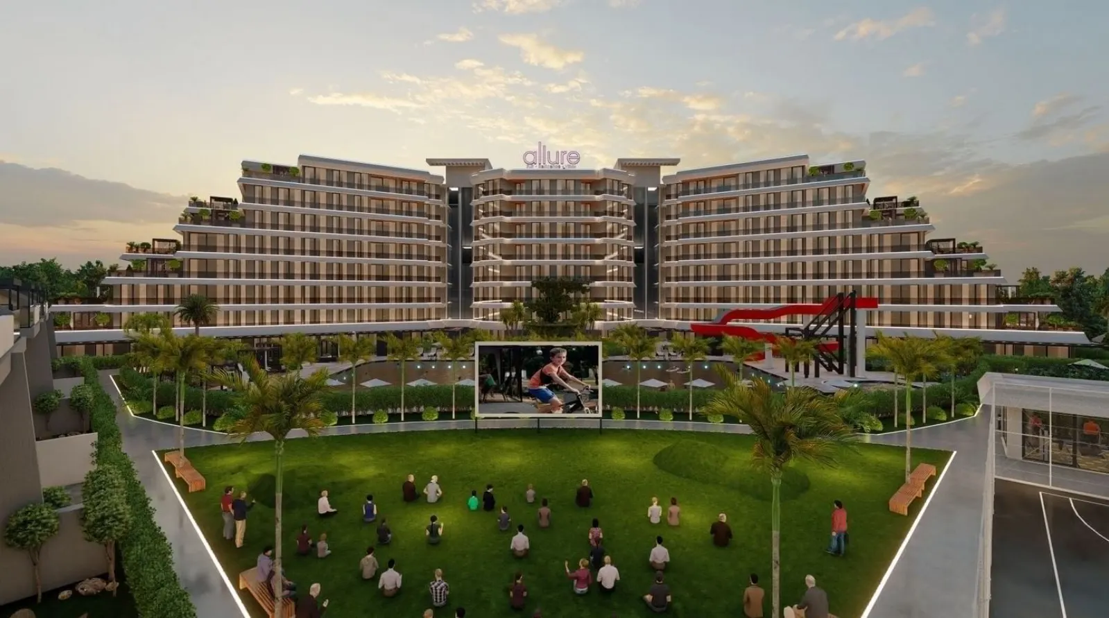 Luxuswohnungen! Neubauprojekt in Antalya mit 126 Wohnungen und 10 Villen