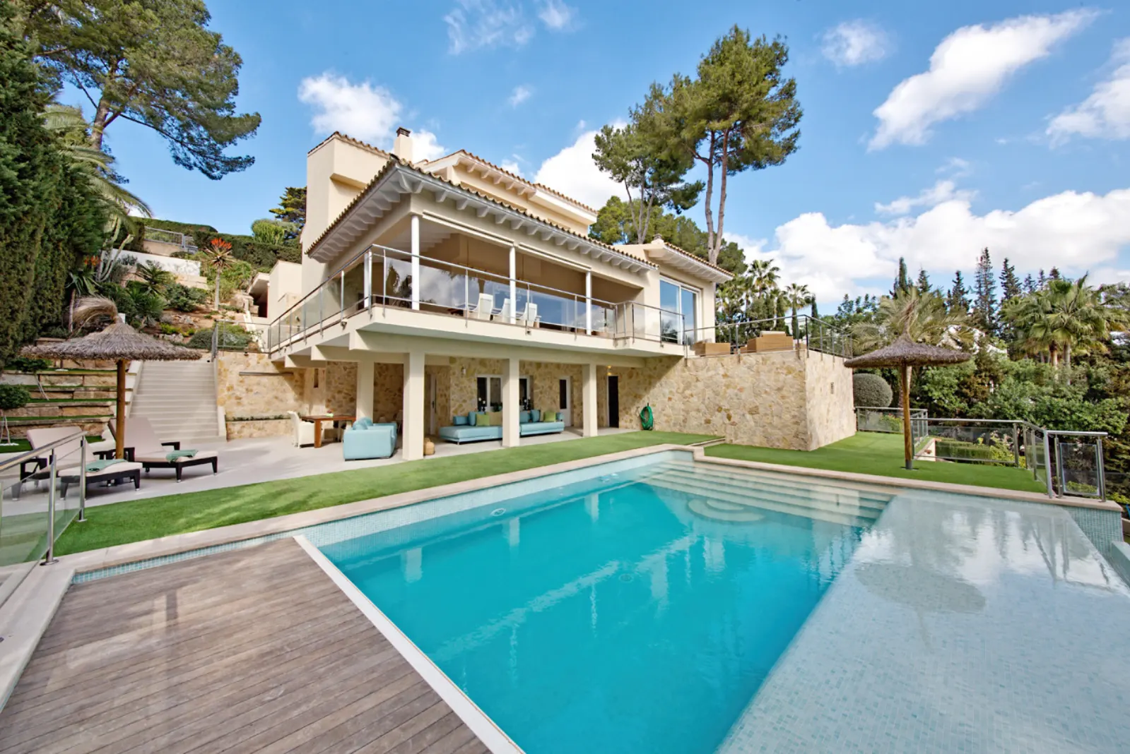 Luxusvilla in Son Vida mit Pool und fantastischen Blick auf den Golfplatz